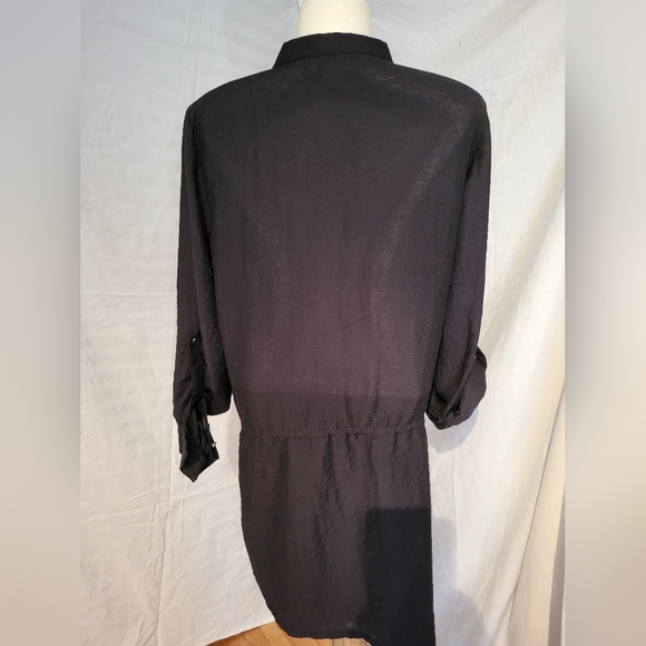 Vero Moda Dress Shirt Black, Size Large - Picture 3 of 8